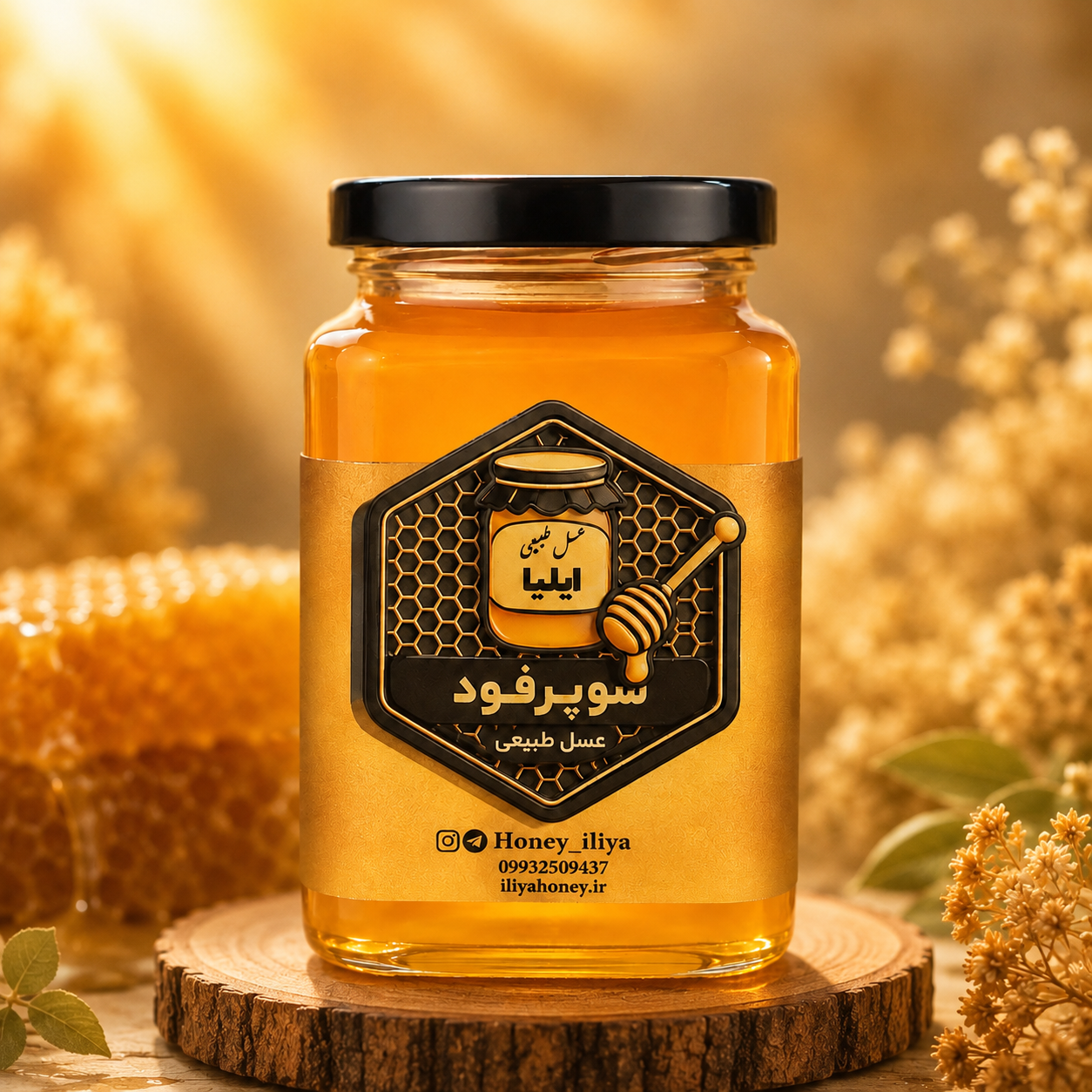 عسل سوپرفود ایلیا – عسل طبیعی ویژه – 1 کیلوگرم
